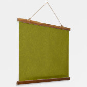 Olive green surface with subtle swirling pattern hangend wandkleed (Gebogen)