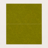 Olive green surface with subtle swirling pattern visitekaartje (Buitenkant ongevouwen)