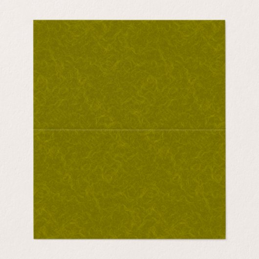 Olive green surface with subtle swirling pattern visitekaartje (Buitenkant ongevouwen)