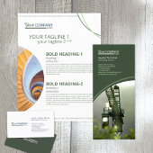 Olive Green, Tiled Photos Reclamekaart