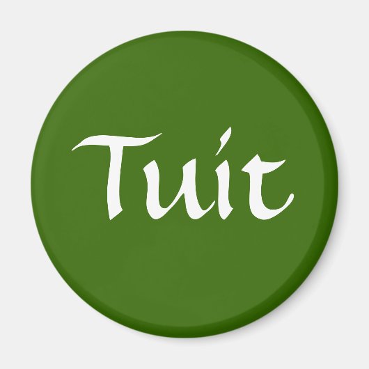 Olive Green Tuit Magneet (Voorkant)