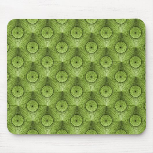 Olive Green Ultramodern Chic Mousepad Muismat (Voorkant)