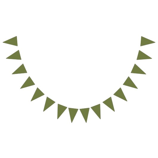 Olive Green - voeg uw eigen teken, foto, naam toe Vlaggetjes (Alle)