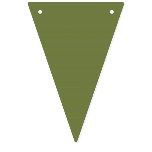 Olive Green - voeg uw eigen teken, foto, naam toe Vlaggetjes (Eerste vlag)