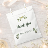 Olive Green Wedding Bedankzakje (Geknipt)