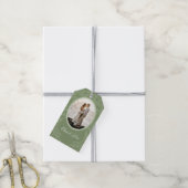 Olive Green Wedding  Botanisch Cadeaulabel (Met Touw)
