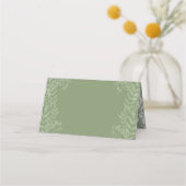 Olive Green Wedding  Botanisch Plaatskaartje (Voorkant)