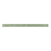 Olive Green Wedding Botanisch Satijnen Lint (Voorkant)