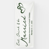 Olive Green Wedding Spandoek (Verticaal)