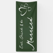 Olive Green Wedding Spandoek (Verticaal)