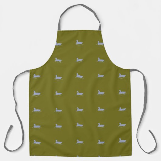 Olive Grey gans All over print Schort (Voorkant)