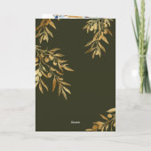 Olive Griekenland Bestemming Trouwpaspoort QR-code (Achterkant)