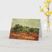 Olive Grove, Bleke blauwe hemel van Vincent van Go Kaart (Gele Bloem)