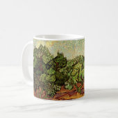 Olive Grove, Bleke blauwe hemel van Vincent van Go Koffiemok (Voorkant links)