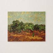 Olive Grove, Bleke blauwe hemel van Vincent van Go Legpuzzel (Horizontaal)