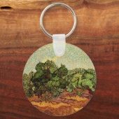 Olive Grove, Bleke blauwe hemel van Vincent van Go Sleutelhanger (Voorkant)