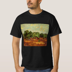 Olive Grove, Bleke blauwe hemel van Vincent van Go T-shirt