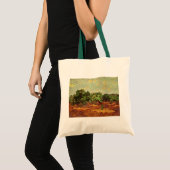 Olive Grove, Bleke blauwe hemel van Vincent van Go Tote Bag (Voorkant (product))
