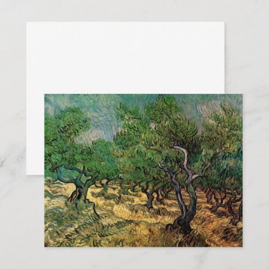Olive Grove by Vincent van Gogh (Voorkant / Achterkant)