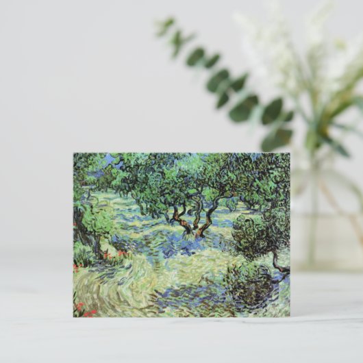 Olive Grove by Vincent van Gogh Briefkaart (Staand voorkant)