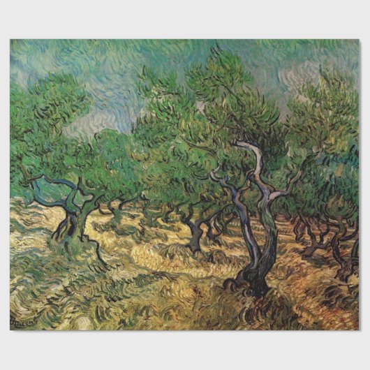 Olive Grove by Vincent van Gogh Cadeaupapier (Vlak)