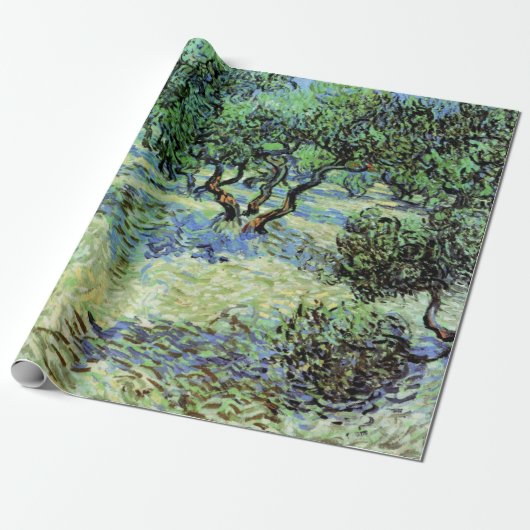 Olive Grove by Vincent van Gogh Cadeaupapier (Uitgerold)