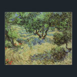Olive Grove by Vincent van Gogh Hout Afdruk<br><div class="desc">Olive Grove van Vincent van Gogh is een kunstschilderij van impressionisme natuur. Van Gogh schilderde meer dan een dozijn landschappen met olijfbomen terwijl hij in het zuiden van Frankrijk woonde. Een boomgaard vol fruitbomen op een boerderij in het zomerseizoen. Over de kunstenaar: Vincent Willem van Gogh (1853-1890) was een van...</div>