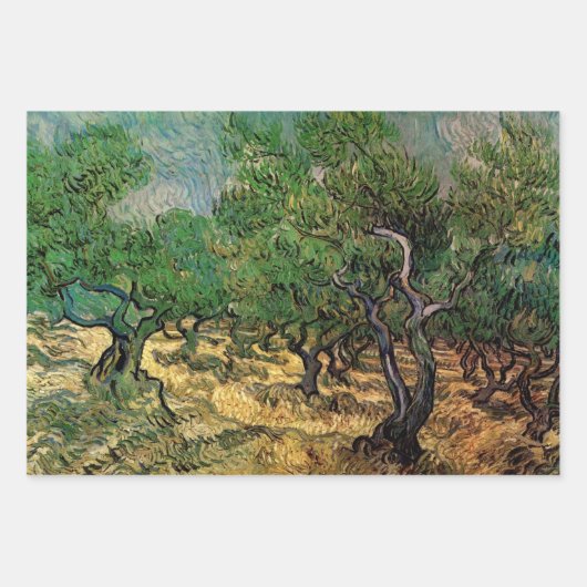 Olive Grove by Vincent van Gogh Inpakpapier Vel (Voorkant)