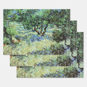 Olive Grove by Vincent van Gogh Inpakpapier Vel