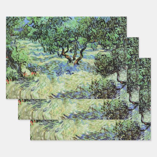 Olive Grove by Vincent van Gogh Inpakpapier Vel (Set)