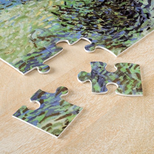 Olive Grove by Vincent van Gogh Legpuzzel (Zijkant)