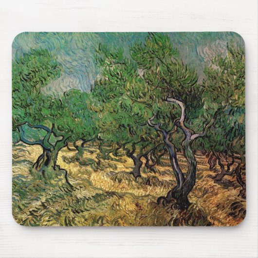 Olive Grove by Vincent van Gogh Muismat (Voorkant)