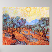 Olive Grove by Vincent van Gogh Poster (Voorkant)
