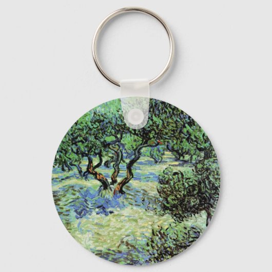 Olive Grove by Vincent van Gogh Sleutelhanger (Voorkant)
