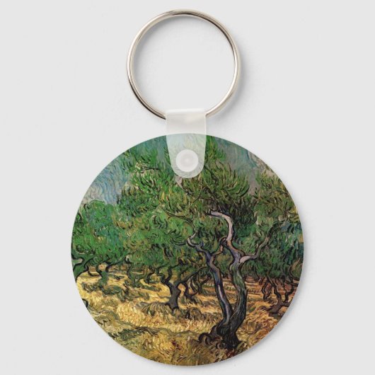 Olive Grove by Vincent van Gogh Sleutelhanger (Voorkant)