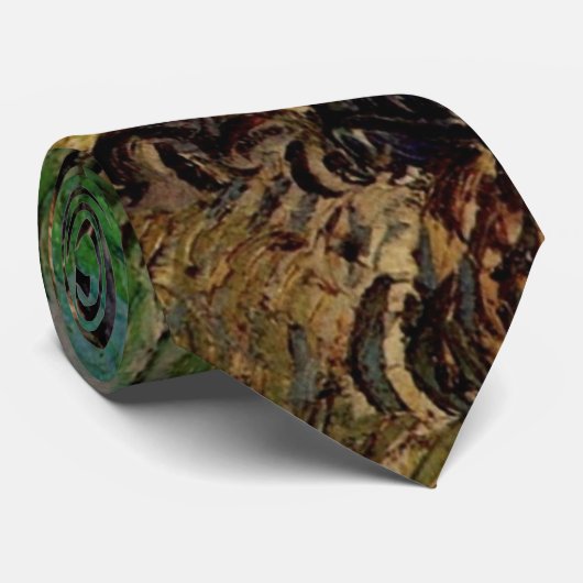 Olive Grove by Vincent van Gogh Stropdas (Opgerold)