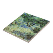 Olive Grove by Vincent van Gogh Tegeltje (Zijkant)