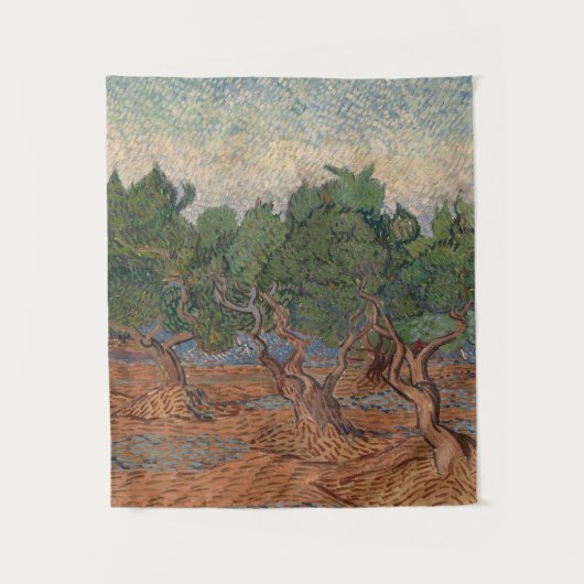 Olive Grove by Vincent van Gogh Wandkleed (Voorkant)