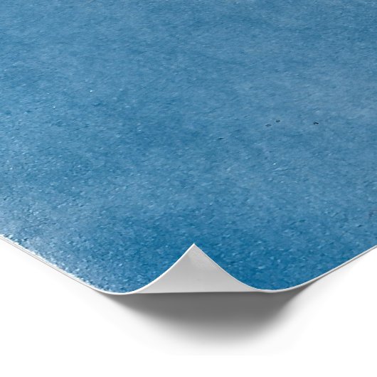 Olive Grove Kitchen Cyanotype Italië Poster (Hoek)