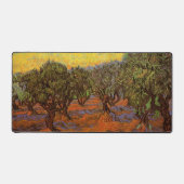Olive Grove, Oranje Sky van Vincent van Gogh Bureaumat (Voorkant)
