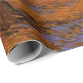 Olive Grove, Oranje Sky van Vincent van Gogh Cadeaupapier (Rol Hoek)