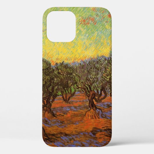 Olive Grove, Oranje Sky van Vincent van Gogh Case-Mate iPhone Case (Achterkant)