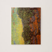 Olive Grove, Oranje Sky van Vincent van Gogh Legpuzzel (Verticaal)