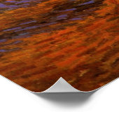 Olive Grove, Oranje Sky van Vincent van Gogh Poster (Hoek)