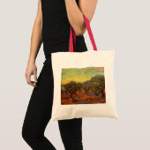 Olive Grove, Oranje Sky van Vincent van Gogh Tote Bag (Voorkant (product))