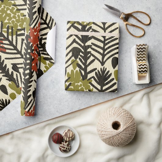 Olive Grove Tropisch behang Cadeaupapier (Crafts)