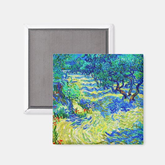 Olive Grove van Vincent Van Gogh Magneet (Voorkant / Achterkant)