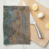 Olive Grove van Vincent Van Gogh Theedoek (Quarter Fold)