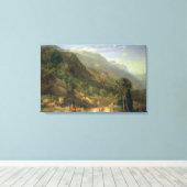 Olive Groves at Varenna, Lake Como, Italië, 1861 ( Canvas Afdruk (Insitu (Houten vloer))