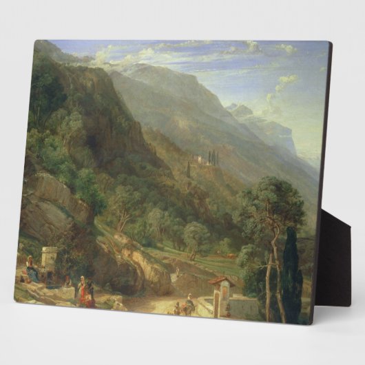 Olive Groves at Varenna, Lake Como, Italië, 1861 ( Fotoplaat (Zijkant)